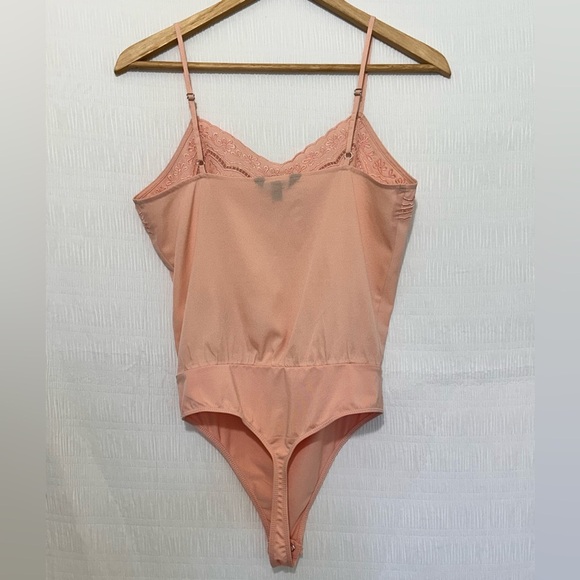 Express Pink Lace Trim Chemise - Picture 4 of 6